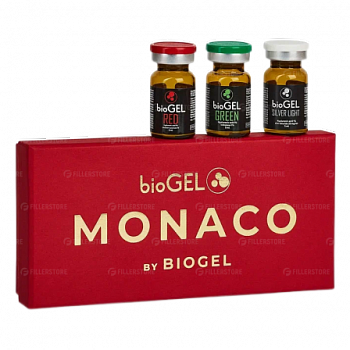 BioGel Monaco (Red, Green, Silver Light) 3*5 мл